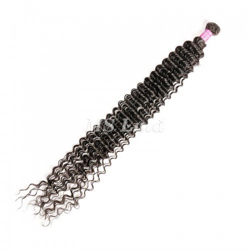 Raw Virgin 30-40 Inches Deep Wave Curly Hair Bundles | Human Hair Wig | Lace Front
